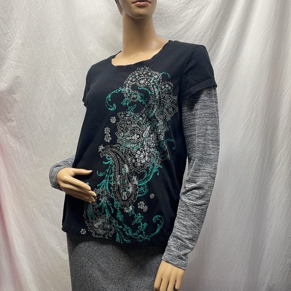 Appropriate Behavior Black Long Sleeve Tee Shirt - Picture 6 of 7